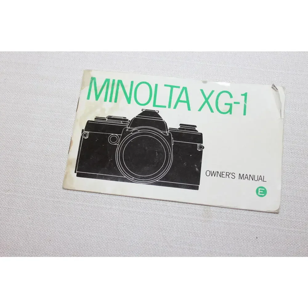 Vintage Minolta XG-1 35mm SLR Film Camera w/ Minolta Lens, Strap & Manual - Picture 4 of 4